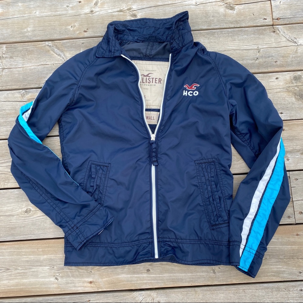 Hollister Zip-Up Windbreaker Jacket